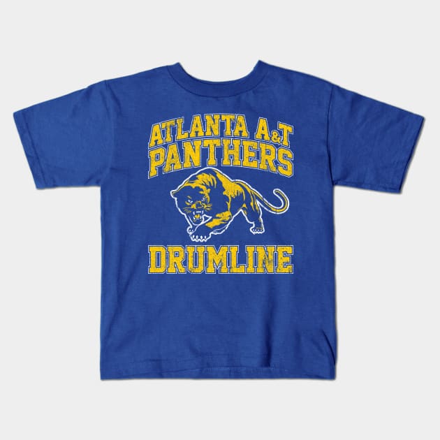 Atlanta A&T Drumline Kids T-Shirt by huckblade